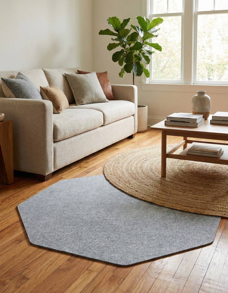 Detail image of 5' x 5' Octagon Everyday Performance Rug Pad