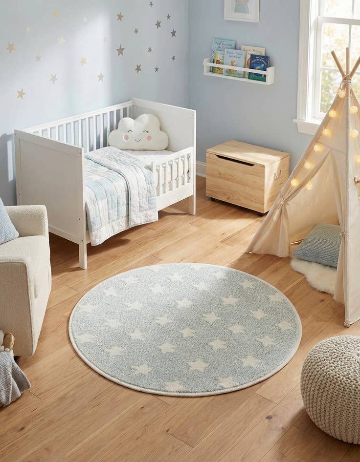 Detail image of 2' 2 x 2' 2 Whimsy Kids Round Rug