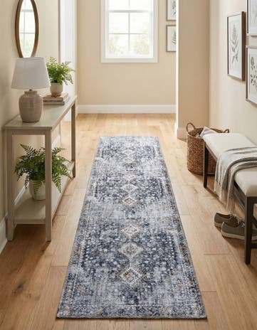 Antique Gray Yara Runner Rug