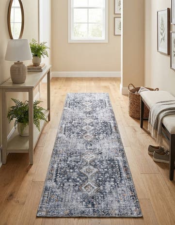 Antique Gray Yara Runner Rug