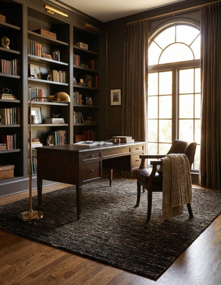 Detail image of 5' 1 x 5' 10 Juma Wool Square Rug