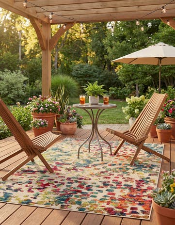 Easy-Clean Casablanca Indoor / Outdoor Rug
