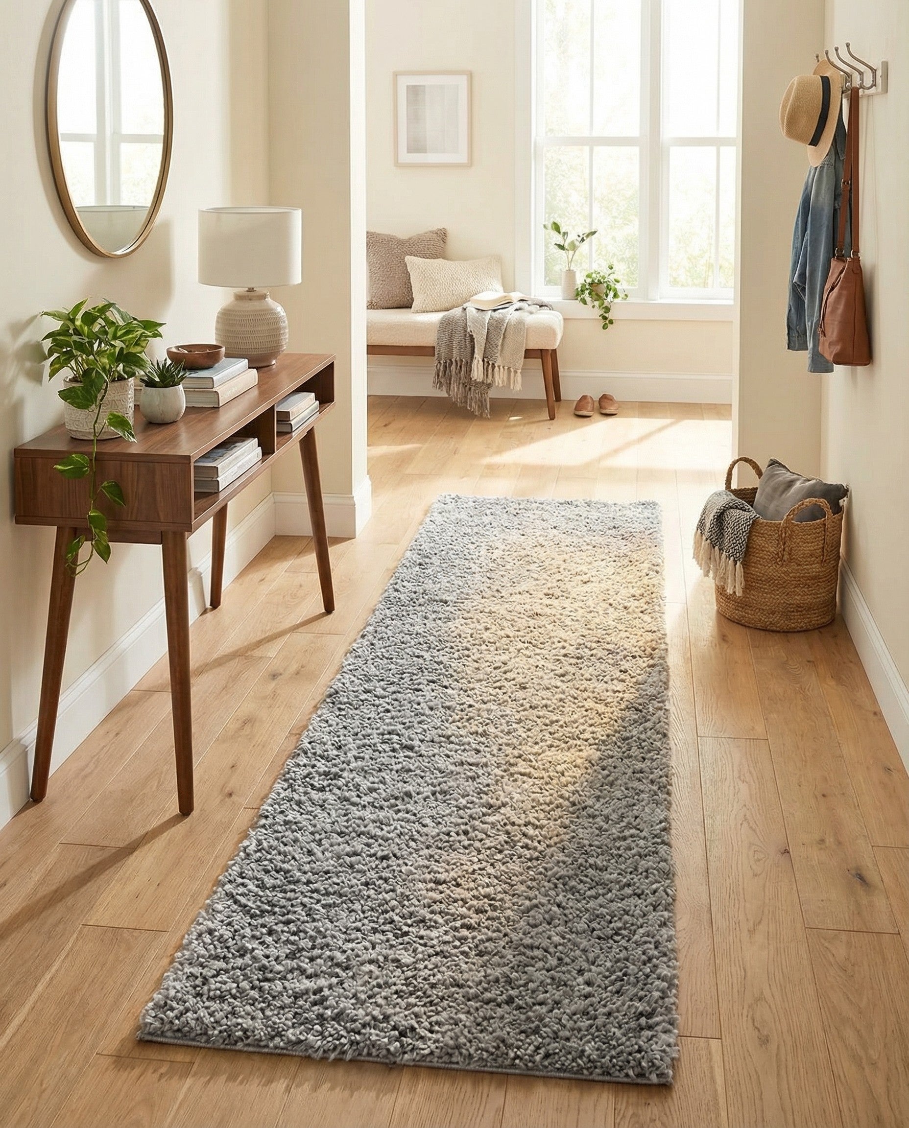  2' 7 x 13' Zermatt Shag Runner Rug