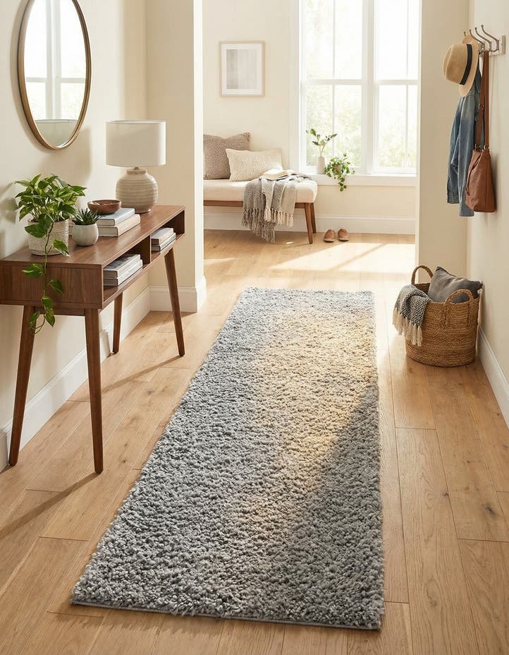 2' 7 x 13' Zermatt Shag Runner Rug