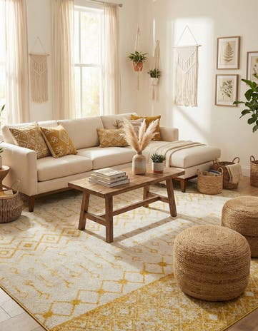 6' x 9' Moroccan Trellis Rug