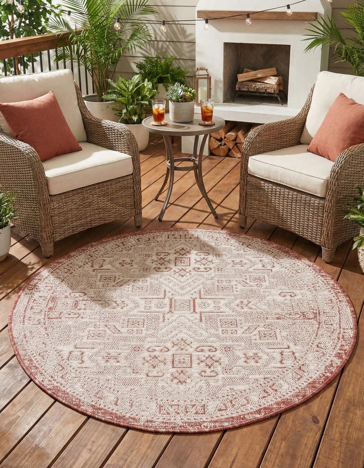 4' x 4' Easy-Clean Aztec Indoor / Outdoor ...