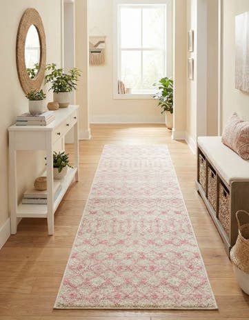 2' x 8' Moroccan Trellis Runner Rug
