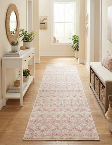 2' x 8' Moroccan Trellis Runner Rug