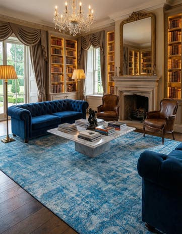 9' 3 x 12' 4 Vintage Royal Wool Rug