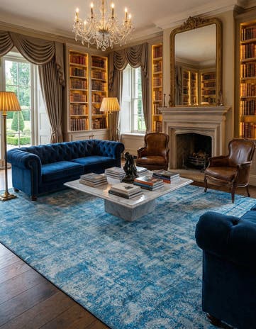 9' 3 x 12' 4 Vintage Royal Wool Rug