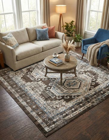 7' 10 x 7' 10 Charlotte Square Rug