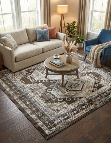7' 10 x 7' 10 Charlotte Square Rug