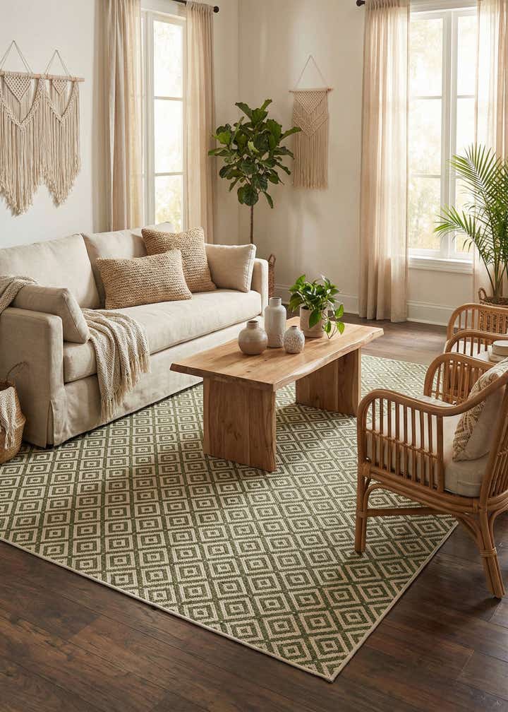 7' x 10' Easy-Clean Jill Zarin Costa Rica Indoor / Outdoor Rug
