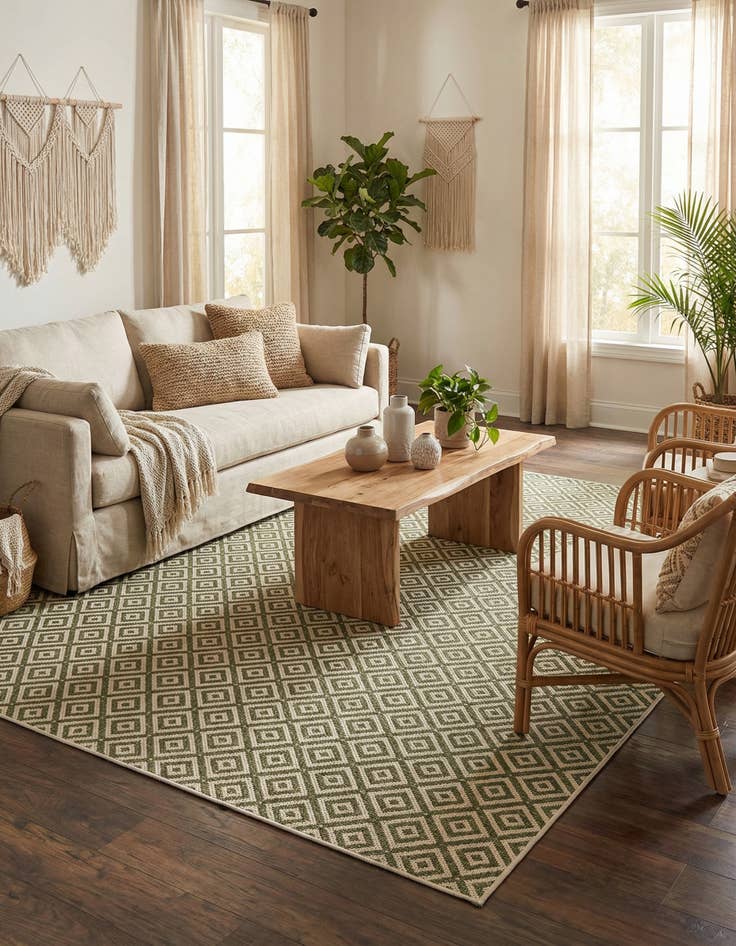 Detail image of 7' x 10' Easy-Clean Jill Zarin Costa Rica Indoor / Outdoor Rug