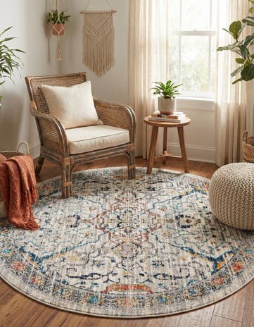 5' 2 x 5' 2 Lola Round Rug