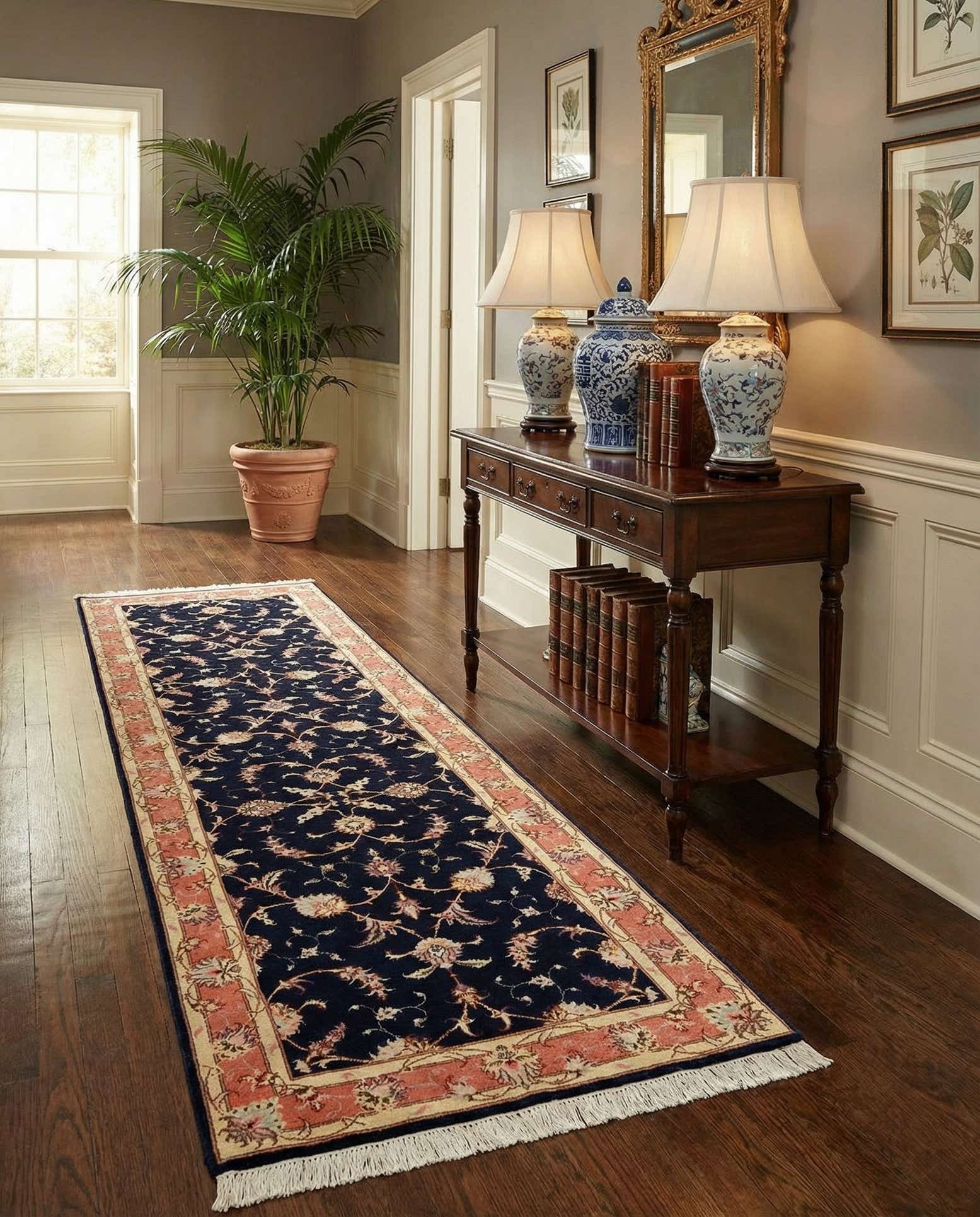 2' 4 x 8' 4 Tabriz Runner Rug