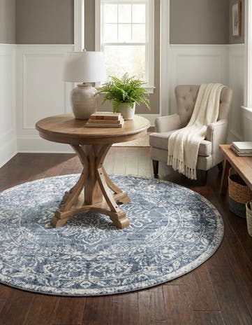7' x 7' Oxford Round Rug