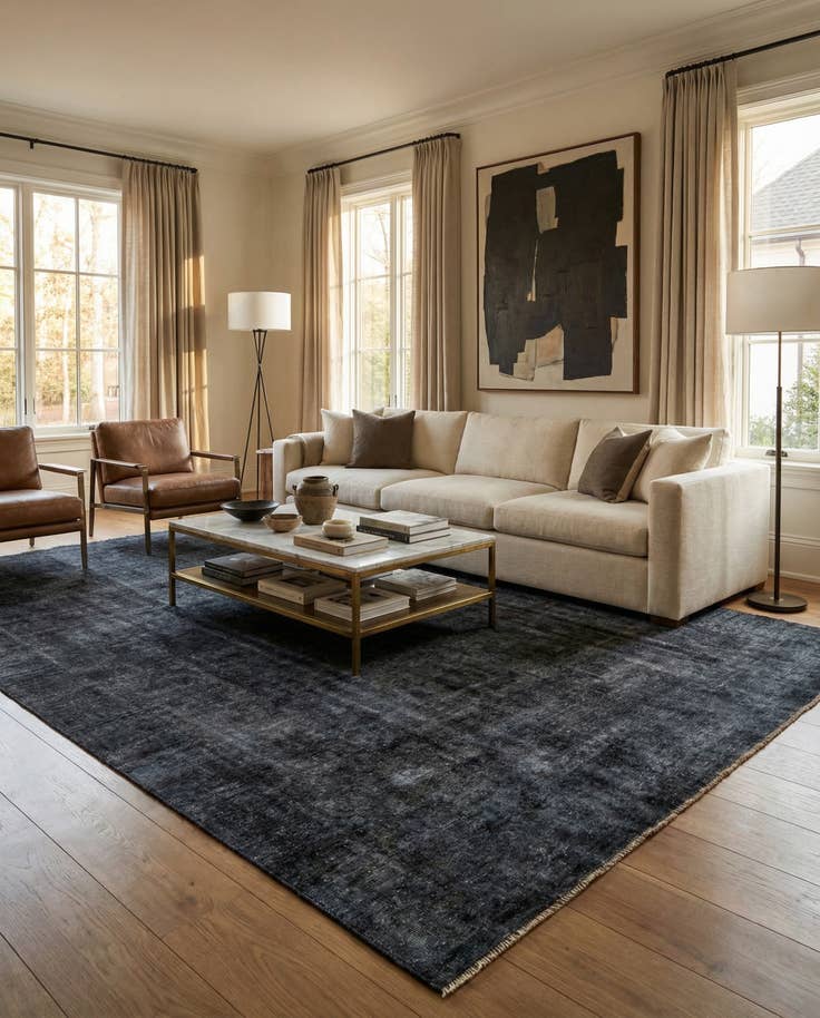 Detail image of 9' 2 x 12' 9 Hand Knotted Ultra Vintage Persian Wool Rug