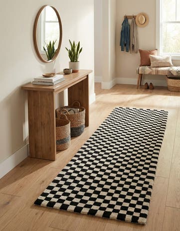 2' 7 x 10' Hand Tufted Wool Runner Rug
