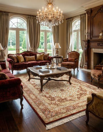 3' 3 x 5' 2 Ghom Silk Rug