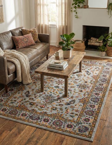 Cloud Gray Medina Rug