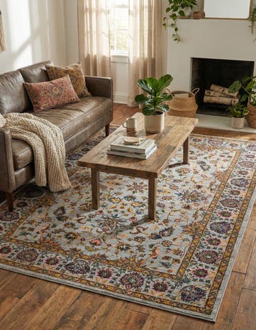 Cloud Gray Medina Rug
