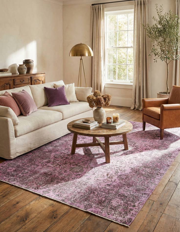 Detail image of 5' 8 x 9' 1 Ultra Vintage Wool Rug