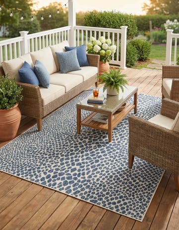 7' x 10' Easy-Clean Jill Zarin Cape Town Indoor / Outdoor Rug