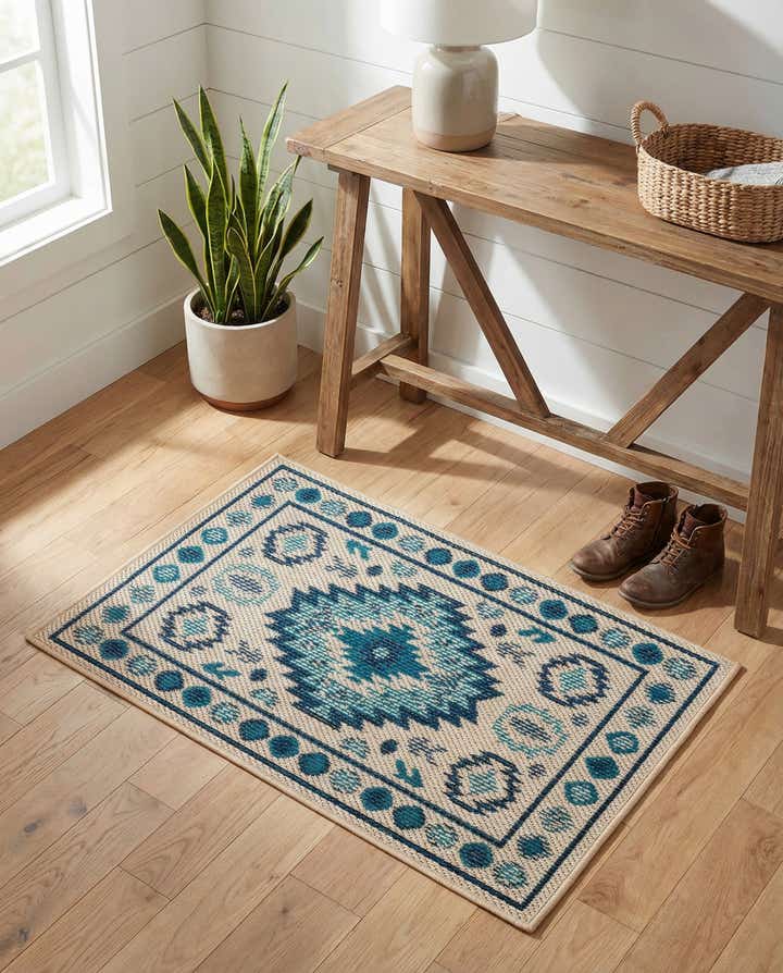2' x 3' Easy-Clean Baja Indoor / Outdoor Rug