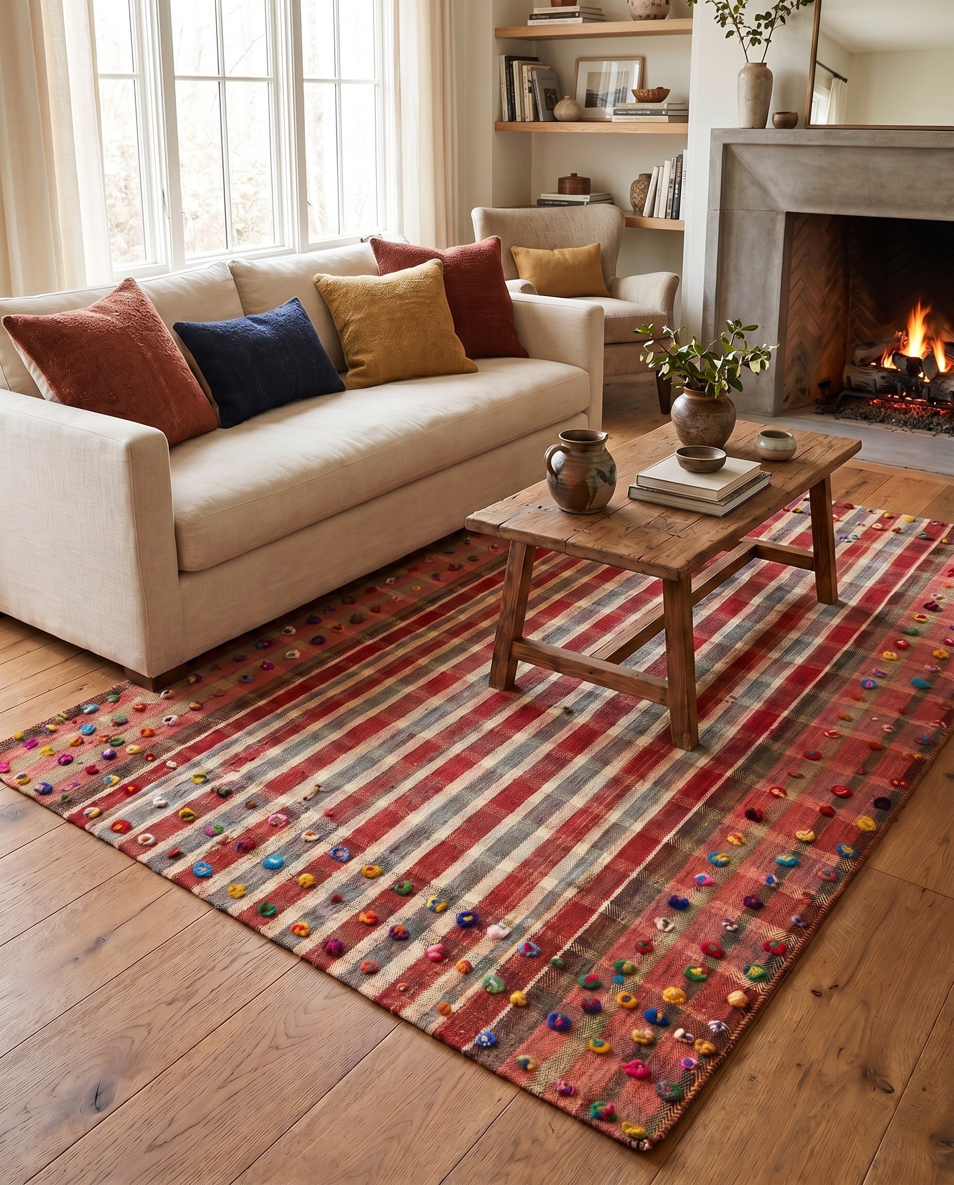 4' 9 x 6' 8 Jajim Rug