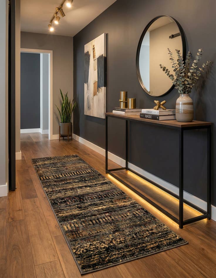 Detail image of  2' x 6' 1 Saturn Runner Rug