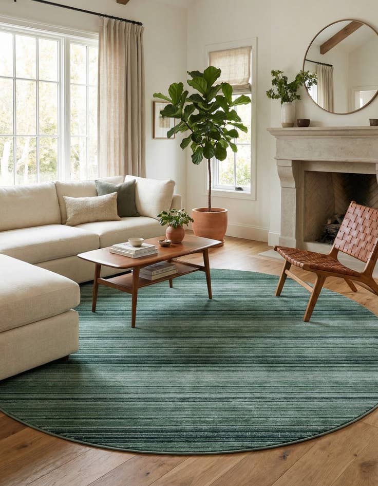 Detail image of  10' 2 x 10' 2 Gemstone Round Rug