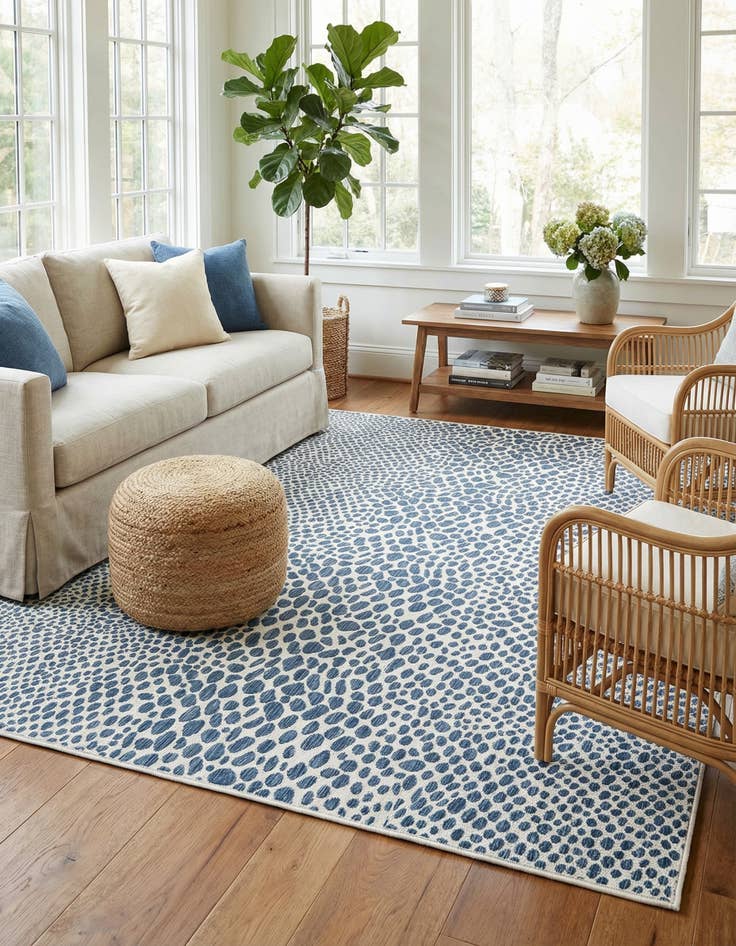 Detail image of 10' x 13'  Washable Jill Zarin Cape Town Indoor / Outdoor Rug