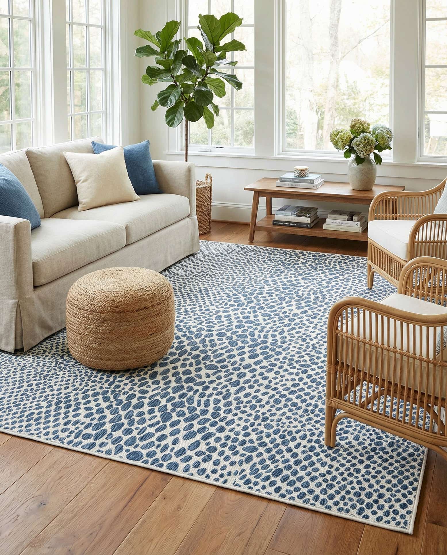 10' x 13' Easy-Clean Jill Zarin Cape Town Indoor / Outdoor Rug