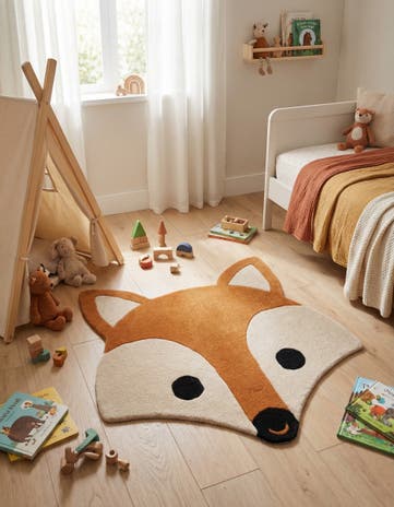 4' 1 x 4' 1 Playtime Kids Wool Freeform Rug