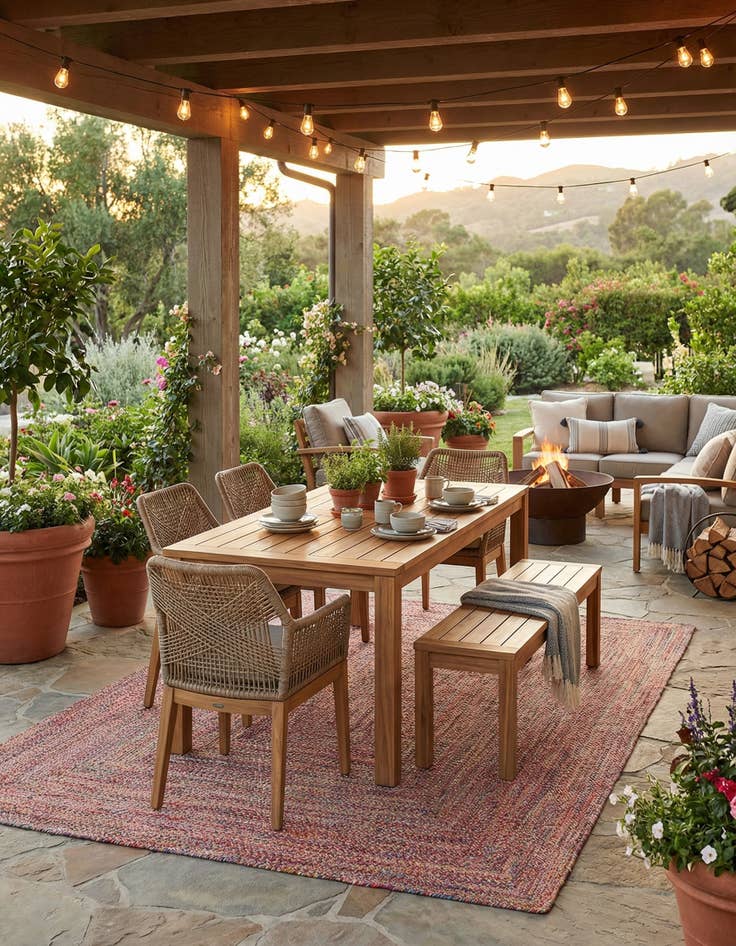 Detail image of 7' 10 x 10' Easy-Clean Eco Verse Washable Indoor / Outdoor Rug
