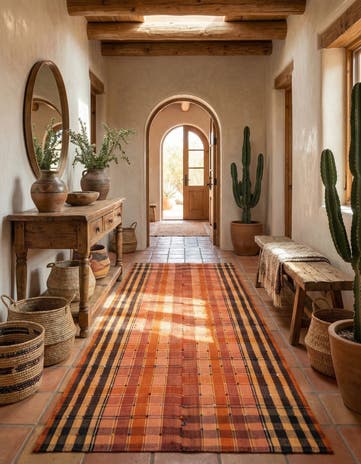 4' 7 x 8' 4 Jajim Runner Rug