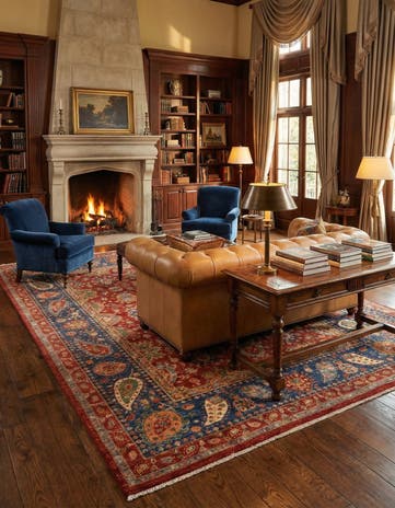6' 9 x 10' 1 Hand Knotted Ariana Ziegler Rug