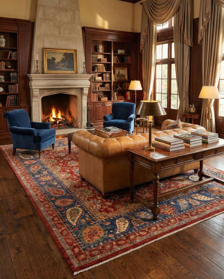 6' 9 x 10' 1 Hand Knotted Ariana Ziegler Rug