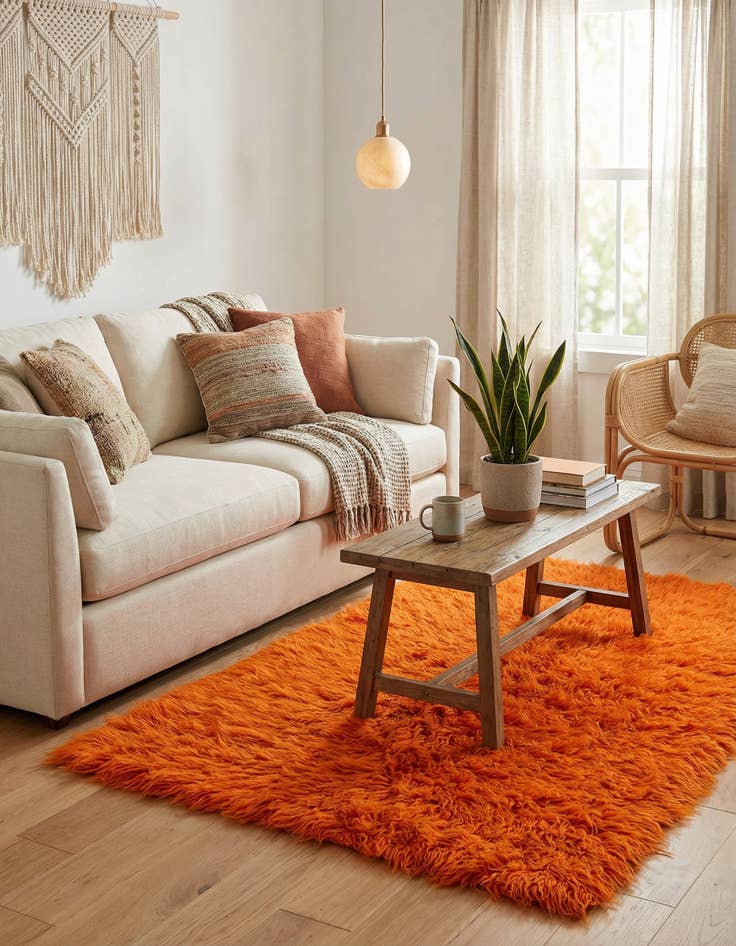 Detail image of  2' 6 x 4' 5  Hand Knotted Moroccan Wool Rug