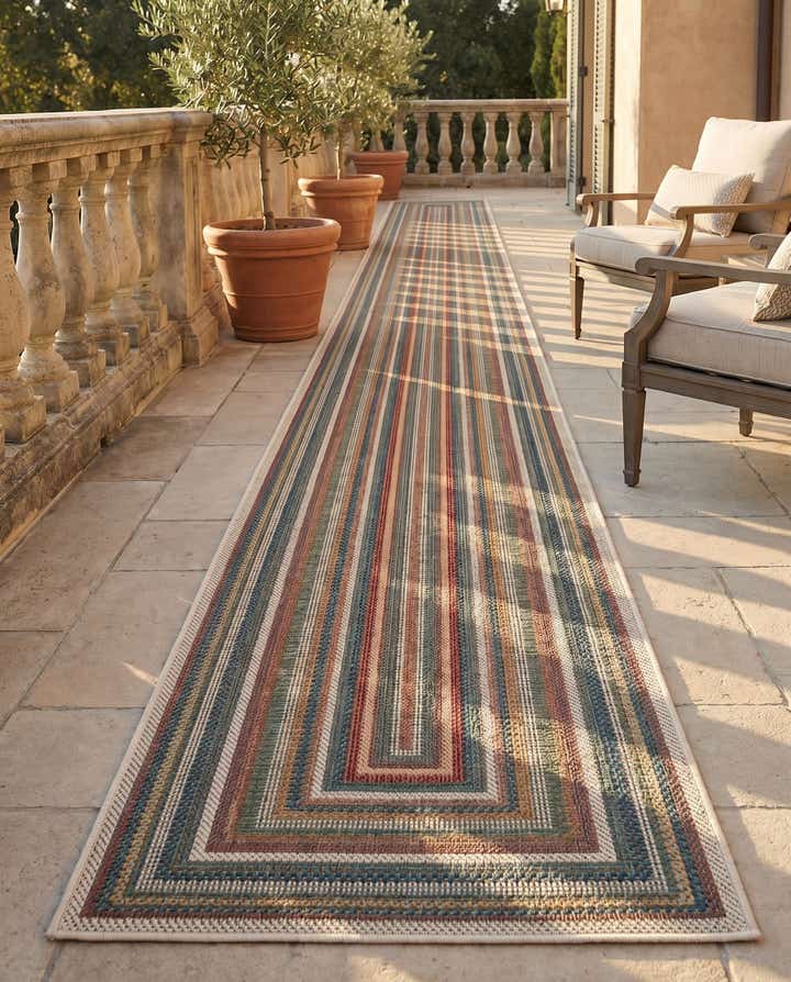 80cm x 500cm Leicht zu reinigen Baja Innen- / Aussenbereich Läufer Teppich