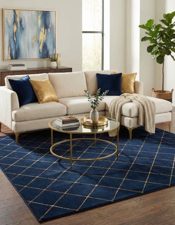 10' x 10' Vogue Geo Square Rug