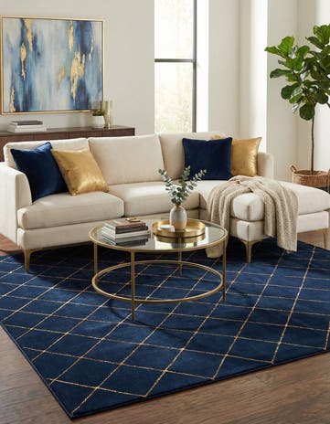 10' x 10' Vogue Geo Square Rug
