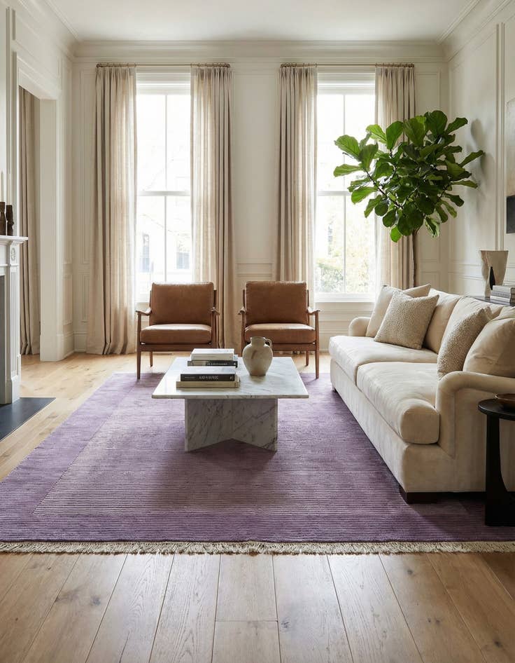 Detail image of 5' 7 x 7' 9  Hand Knotted Darya Wool Rug