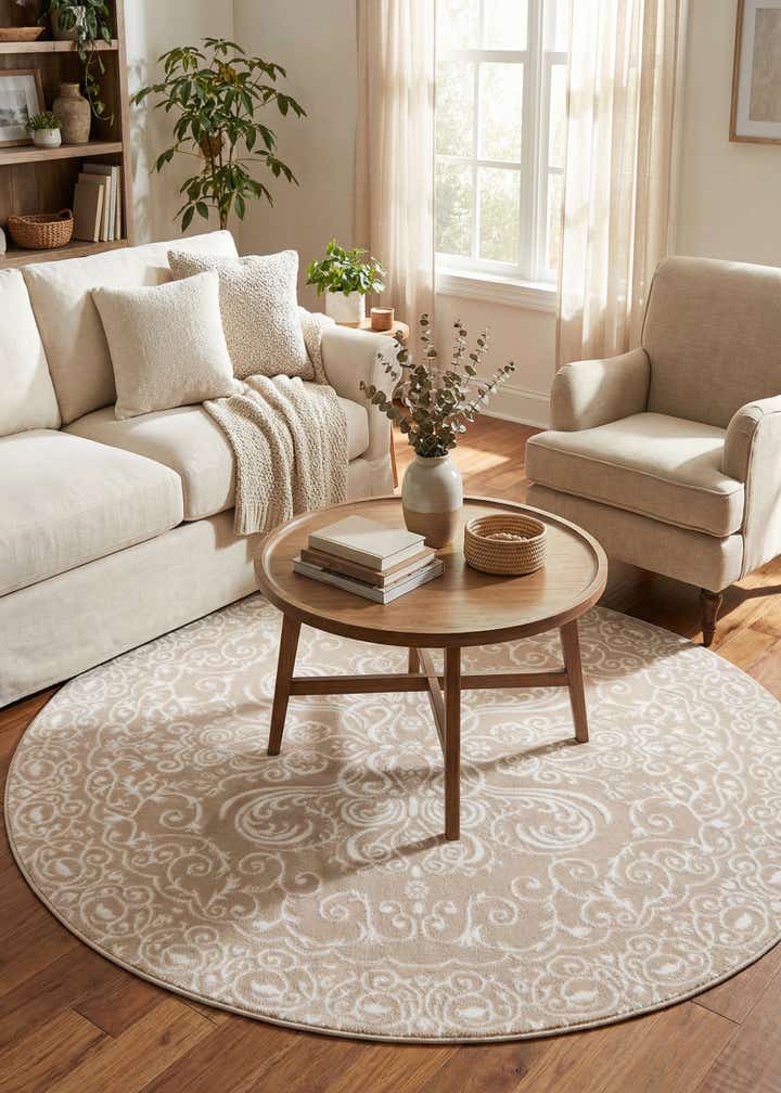 5' x 5' Himalaya Round Rug