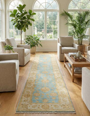 2' 8 x 14' 8 Kaizar Wool Runner Rug