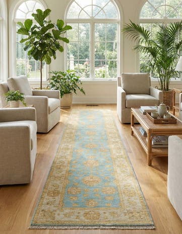 2' 8 x 14' 8 Kaizar Wool Runner Rug