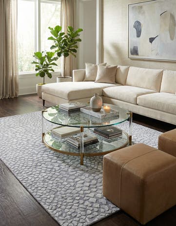 5' 9 x 8' 1 Hand Knotted Darya Wool Rug
