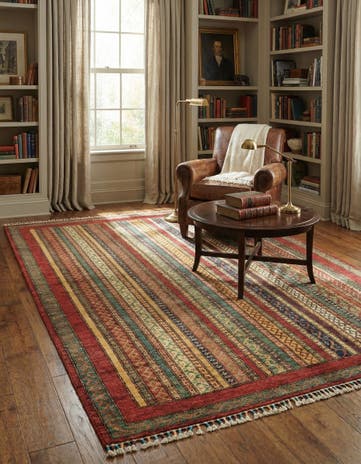 5' x 6' 5 Hand Knotted Ariana Ziegler Rug