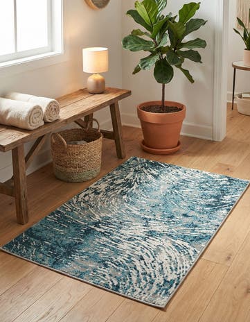 Blue Oasis Rug
